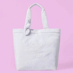 Stoney Clover Lane x Target White Terrycloth Bag